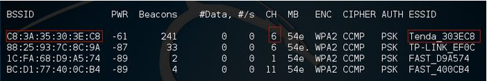 Kali Linux使用Aircrack破解wifi密码(wpa/wpa2)